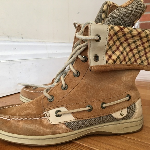 Sperry Top-Sider High Top Leather Boots Women - Picture 6 of 8